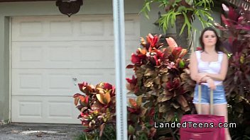 Preview 1 of Anime Yhg - Brunette teen cuttie sucks and fucks in car