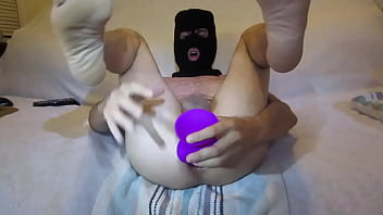 Preview 1 of Tdu Sud - 8429241a (1) 10 SECOND GIF&#039_S ME FUCKING MY HUGE PURPLE DILDO