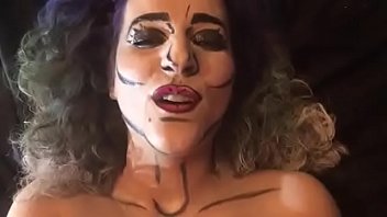Preview 2 of Teengril Xxx - Cosplay cartoon make-up GFE Mutual Masturbation