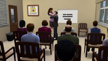 Preview 2 of Behindthemaskk - The Office Parody - Boss Shows Everyone Porn At Work
