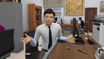 Preview 1 of Behindthemaskk - The Office Parody - Boss Shows Everyone Porn At Work