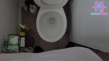 Preview 1 of Married Indian Desi Couples - Flopping My Big Dick And Tits Out For A Nice Piss