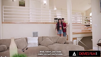 Preview 1 of Negro Gambang Awek Melayu - DEVILS FILM - Naughty Babe Ryder Rey Cheats On Her Boyfriend For Anal Sex With His Roommate
