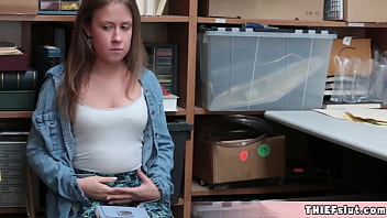 Preview 1 of Seachjizboom - Petite Brooke gets punish fucked real hard by a cop after she got caught shoplifting in California