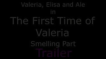 Preview 1 of Girls Get Excitant12 - The First Time Of Valeria - Smelling Part