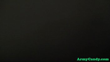 Preview 2 of Smalls Lesbi - Gay rookie soldiers ass drilled in platoon