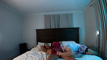 Preview 3 of Mom Giving A Bath To His Son - Trans Kelsey Masters Gives Jake Grand a BJ