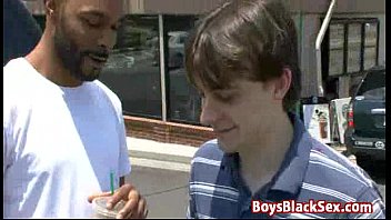 Preview 2 of Smu Ngantor - Blacks On Boys - Interracial Gay Hardcore Bareback Fuck Video 12