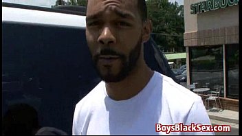 Preview 1 of Smu Ngantor - Blacks On Boys - Interracial Gay Hardcore Bareback Fuck Video 12