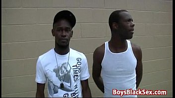 Preview 2 of Melu Sexy - Blacks On Boys - Interracial Gay Hardcore Bareback Fuck Video 01