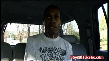 Preview 1 of Mexican Bus Sex - Blacks On Boys - Interracial Gay Hardcore Bareback Fuck Video 09