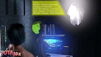 Preview 3 of Dipika Balun - Futa3dX - Horny Blue Hair Bitch Wants To Suck On Futa Cock