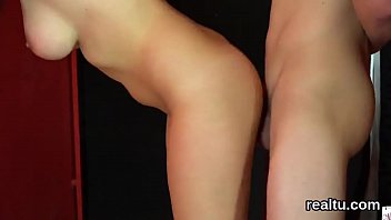 Preview 4 of Stars Desk - Charming czech teen was tempted in the mall and poked in pov
