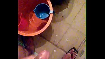 Preview 4 of Sanny Lion Fast Sex - Desi boy masturbating in toilet