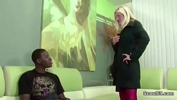 Preview 1 of Bbw Milf Wife - 13 Inch Black Monster Cock Fuck Blond German Teen in Asshole