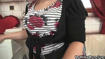 Preview 3 of Tiny Teen Daddy - Old m.-in-law jumps on his big cock