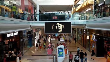 Preview 2 of Pissing Toilet Girl - Mall in Canada