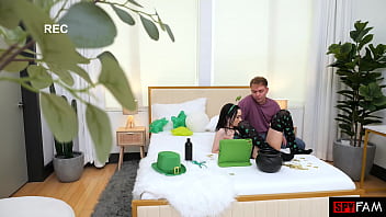 Preview 3 of Mofos Fuck Mom - Stepbrother Catches Selina Imai Playing With Her Pussy For Her Fans