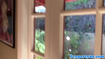 Preview 1 of Parado Sex - Ebony realtor showing off ass and house