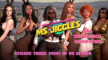 Preview 1 of Saudi Arabia Sex Video18 - thick black Granny Ms. Jiggles takes some big white cocks