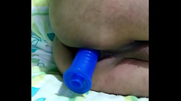 Preview 3 of Patan Aunty Dirty Talk - Metiendome mi dildo azul 3