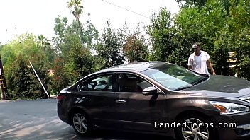 Preview 1 of Kidnap Videos Real - Teen bangs in trees after fight with bf
