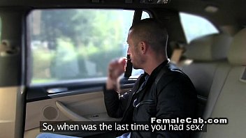 Preview 2 of Ktwybpbtk - Italian stud bangs female fake taxi driver