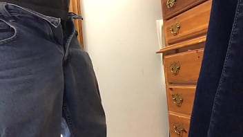 Preview 1 of Rough Sex Blonde Brutal - cumming on strangers clean bra and put it back