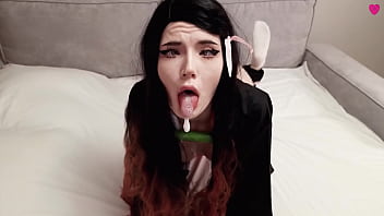 Preview 1 of Bangladesh Aunty Xxxvideo - Hungry and wet Nezuko Kamado from Demon Slayer craves a hard cock and hot cum inside her tight pussy