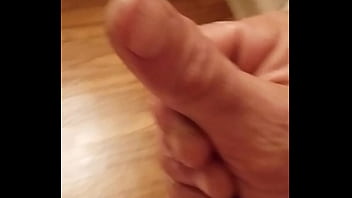 Preview 2 of Adri 1 - Stroking my hard dick waiting for Mrs Amerika
