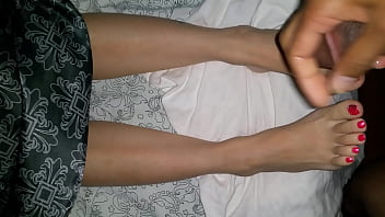 Preview 1 of Bbc Forced Petite Pussyfuck - Footsie Cumshot