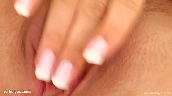 Preview 2 of Rasiya Chut - Sonya gets herself off by masturbating with fingers and dildo at Give Me Pink