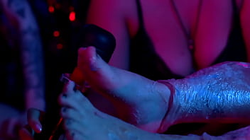 Preview 2 of Pee On Frog - Foot Worship,  Tickling Fetish &amp_ Wax Play with Bratty Girls