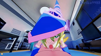 Preview 3 of Gadis Muda Catik - Dark Magician Girl and Yugi Mutou intense sex. - Yu-Gi-Oh! Duel Monsters Hentai