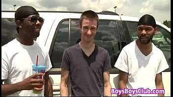 Preview 3 of Vxxx Mother And Boys - Blacks On Boys - White Skinny Gay Boy Fucked By Big Black Cock 04