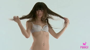 Preview 1 of Beby Sex Full Hd - Navel Pierced Alicia Poses &amp_ Plays With Her Boobies &amp_ Pussy!