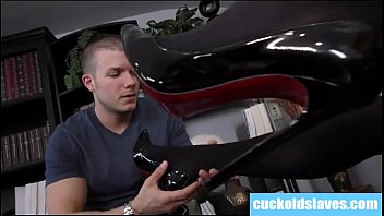 Preview 2 of Ggagging Deepthroat - Huge black man sucking wifes big tits
