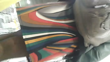 Preview 4 of Indonesian Hard Cock - Slutty teen in stockings upskirt