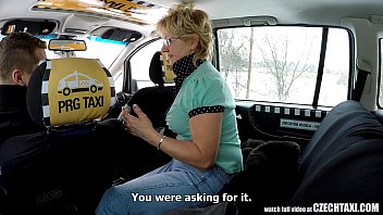 Preview 3 of Belami Personal Trainers - Czech Mature Blonde Hungry for Taxi Drivers Cock