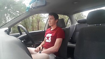Preview 1 of Monster Inch Oral - Car Jerk off 3