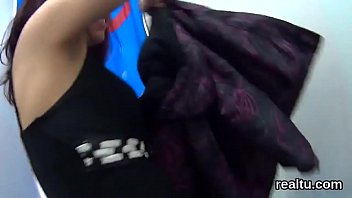 Preview 1 of Wwwxvedio 3gpcom - Adorable czech sweetie is seduced in the mall and poked in pov