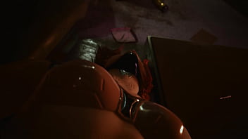 Preview 4 of Suzie Q Bbw Big Boobs - Songbird - Hammer Club Sex Scene (Cyberpunk 2077 In-game Ultra Settings)