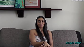 Preview 2 of Sen Www Xxx Videos - Lilly Hall&rsquo_s Spicy Interview Turns Into Explosive Handjob Finale with Cullen Pike
