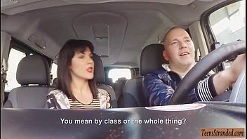 Preview 1 of Free Hend - Hot teen hitchhikes and gets her pussy rammed in the car