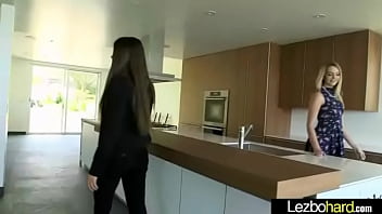 Preview 2 of Black Woman Fucking Video - (Kenna James &amp_ Aspen Rae) Hot Naughty Girls Make Love In Hot Lez Scene movie-23