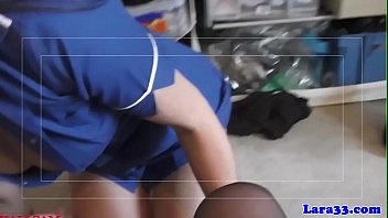 Preview 2 of Porno Ibu Guru Jepang - Euro milf fingering pussy and sucking dick