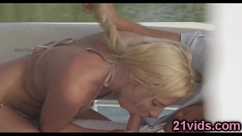 Preview 3 of Police Boy Girls - Lovely blonde Angie Koks fucked on boat