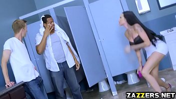 Preview 4 of Mandingo And Sidney Cole - Sucking on Raven Bays nipple while fucking her on top