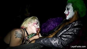 Preview 3 of Asian Girl 9 - Harley Quinn Leya takes the Joker&#039_s BBC
