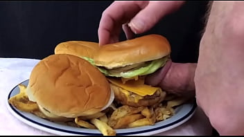 Preview 1 of Russian Ice Hockey Tube - MAN FUCKS BURGER (MUSIC VIDEO)